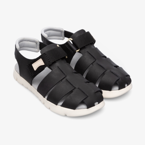 Camper Oruga Kids Sandals US-66730 Black Black Friday Sale